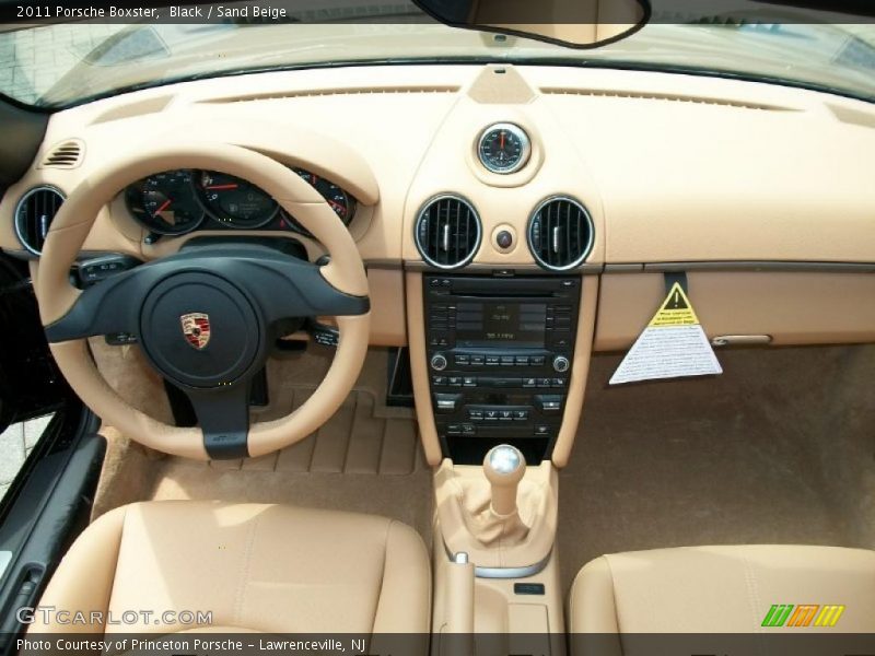 Black / Sand Beige 2011 Porsche Boxster