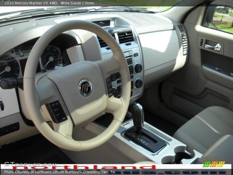 White Suede / Stone 2010 Mercury Mariner V6 4WD