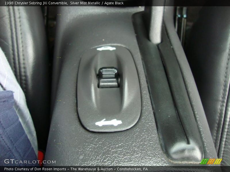 Silver Mist Metallic / Agate Black 1998 Chrysler Sebring JXi Convertible