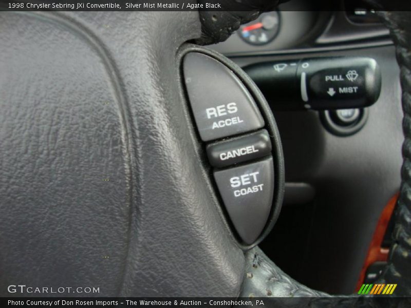 Silver Mist Metallic / Agate Black 1998 Chrysler Sebring JXi Convertible