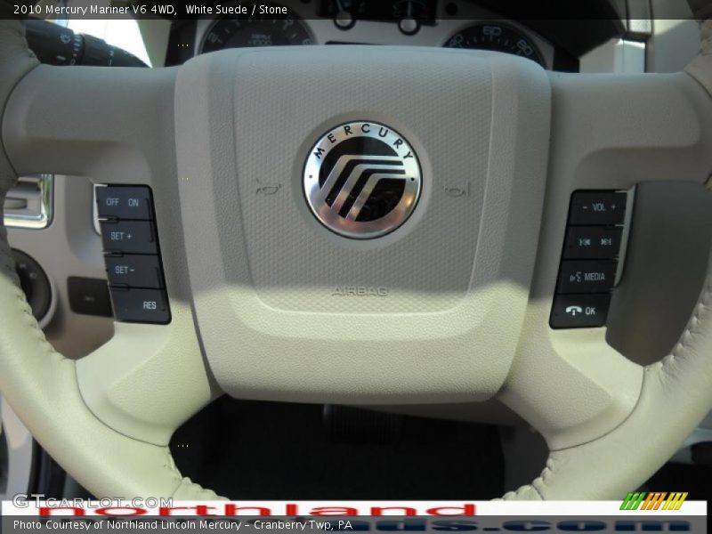 White Suede / Stone 2010 Mercury Mariner V6 4WD