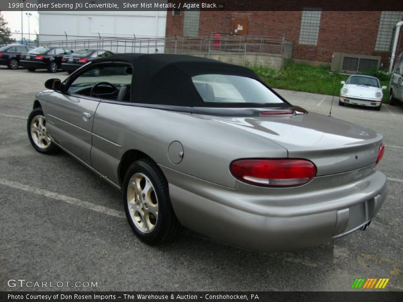 Silver Mist Metallic / Agate Black 1998 Chrysler Sebring JXi Convertible