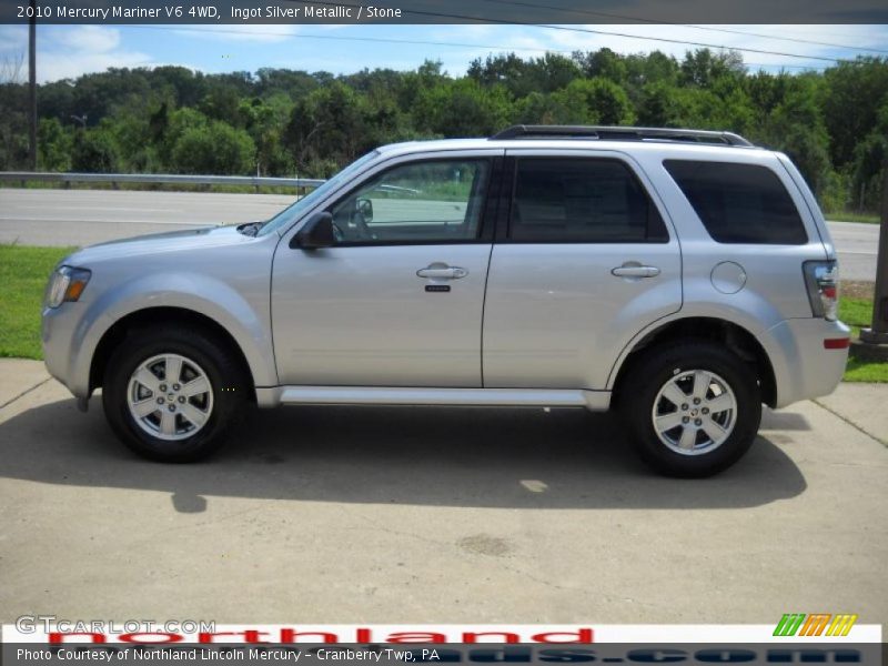 Ingot Silver Metallic / Stone 2010 Mercury Mariner V6 4WD