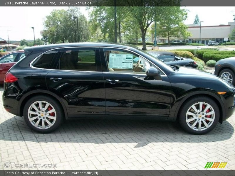 Black / Luxor Beige 2011 Porsche Cayenne Turbo