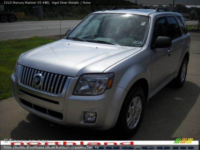 Ingot Silver Metallic / Stone 2010 Mercury Mariner V6 4WD