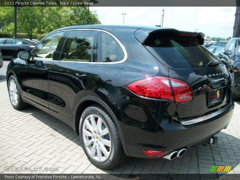 Black / Luxor Beige 2011 Porsche Cayenne Turbo