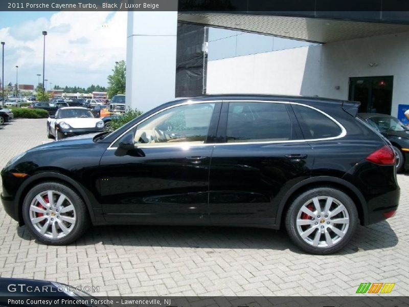 Black / Luxor Beige 2011 Porsche Cayenne Turbo