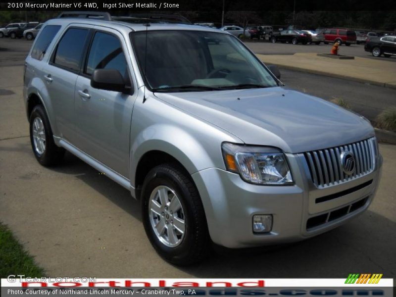 Ingot Silver Metallic / Stone 2010 Mercury Mariner V6 4WD