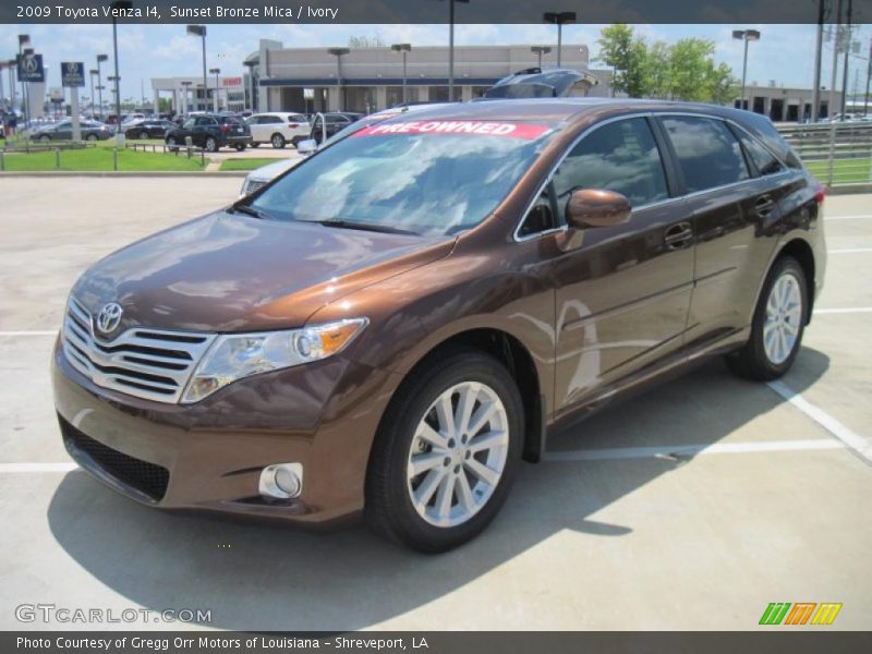 Sunset Bronze Mica / Ivory 2009 Toyota Venza I4