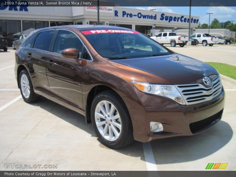 Sunset Bronze Mica / Ivory 2009 Toyota Venza I4