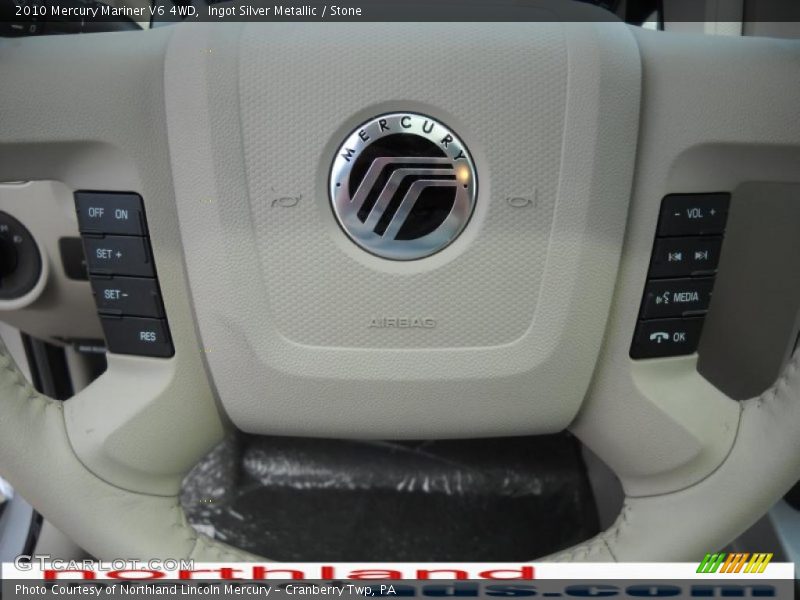 Ingot Silver Metallic / Stone 2010 Mercury Mariner V6 4WD