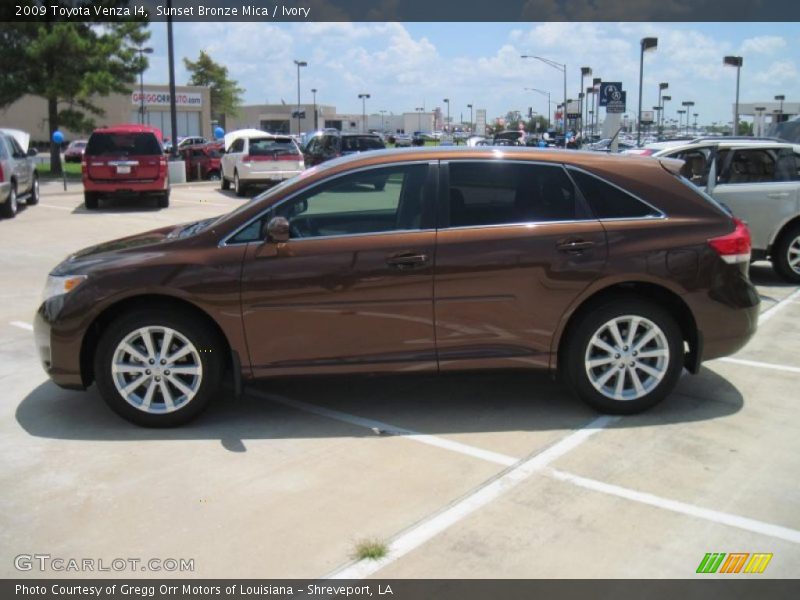 Sunset Bronze Mica / Ivory 2009 Toyota Venza I4