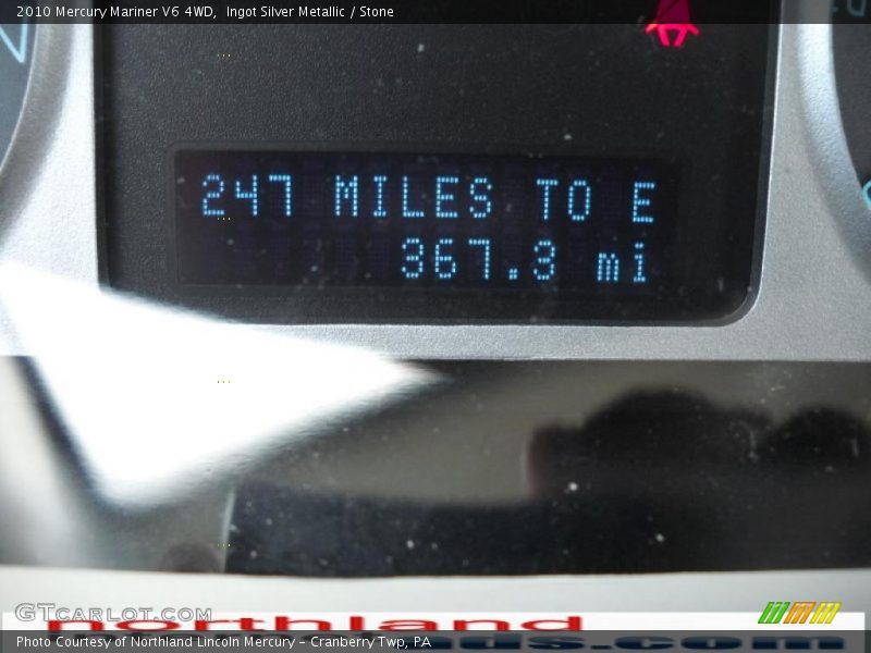 Ingot Silver Metallic / Stone 2010 Mercury Mariner V6 4WD