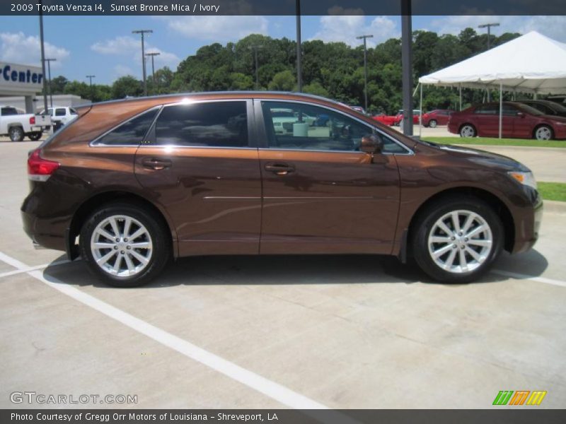 Sunset Bronze Mica / Ivory 2009 Toyota Venza I4