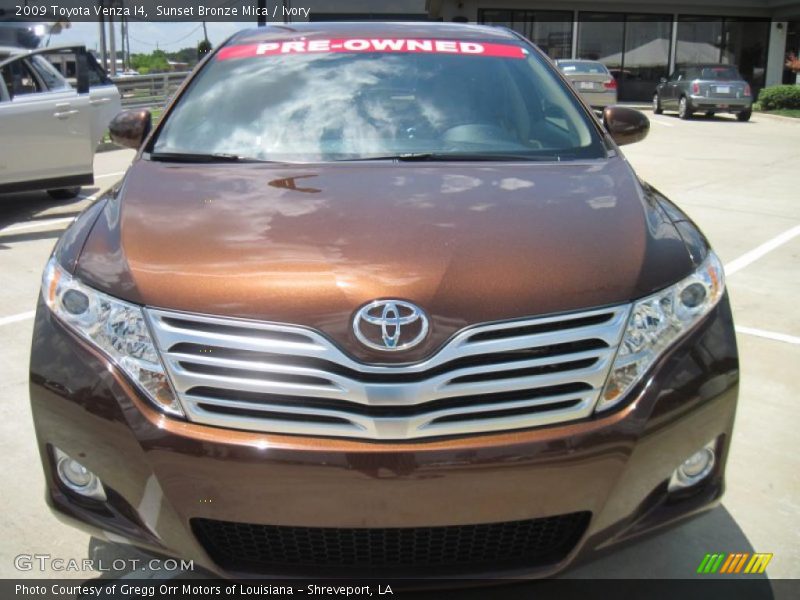 Sunset Bronze Mica / Ivory 2009 Toyota Venza I4