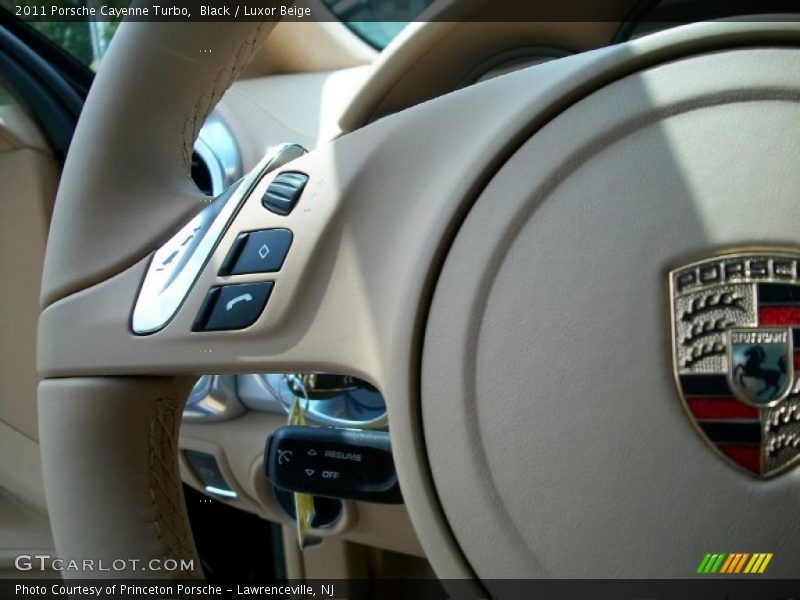 Black / Luxor Beige 2011 Porsche Cayenne Turbo