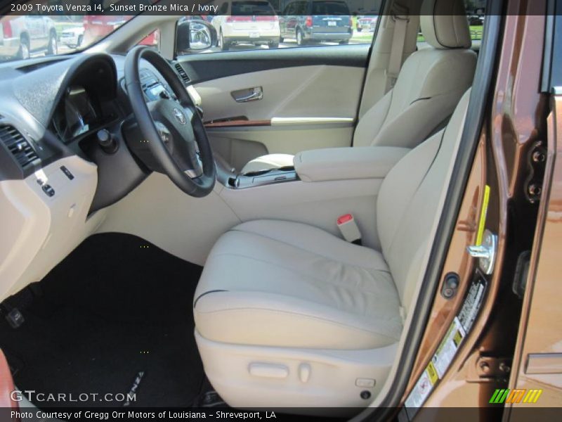 Sunset Bronze Mica / Ivory 2009 Toyota Venza I4