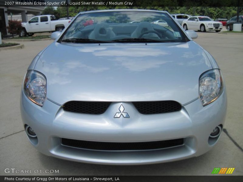 Liquid Silver Metallic / Medium Gray 2007 Mitsubishi Eclipse Spyder GT