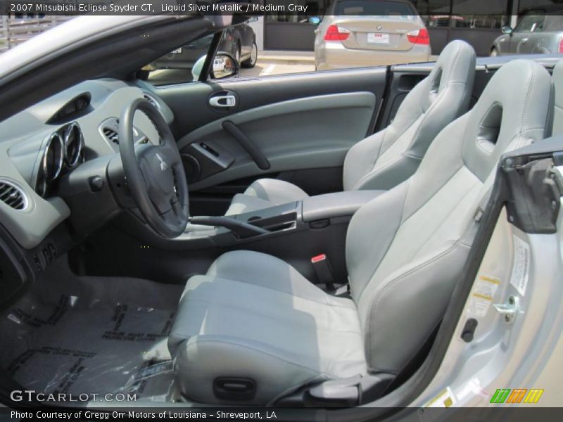 Liquid Silver Metallic / Medium Gray 2007 Mitsubishi Eclipse Spyder GT