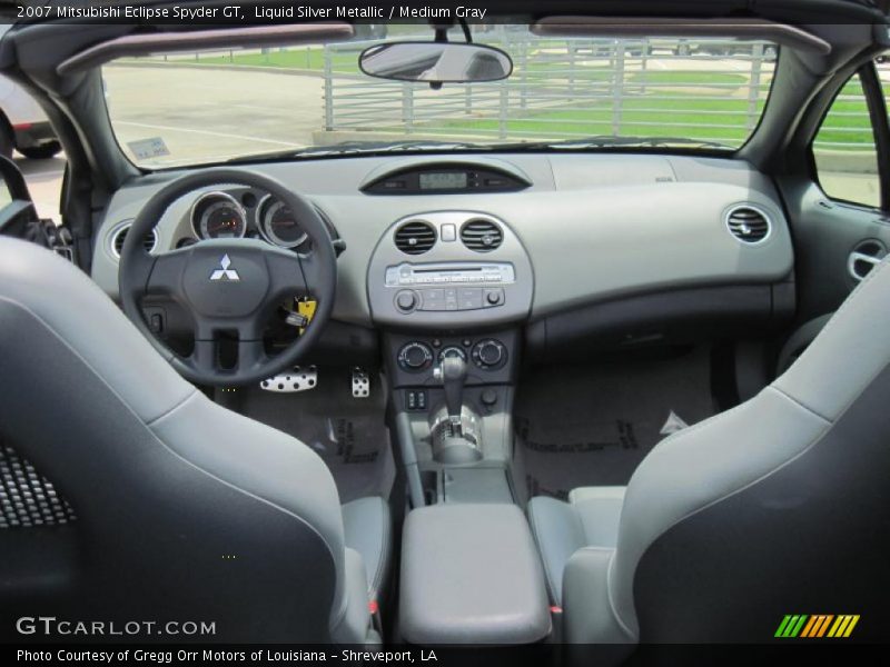 Liquid Silver Metallic / Medium Gray 2007 Mitsubishi Eclipse Spyder GT