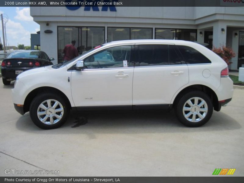 White Chocolate Tri Coat / Charcoal Black 2008 Lincoln MKX AWD