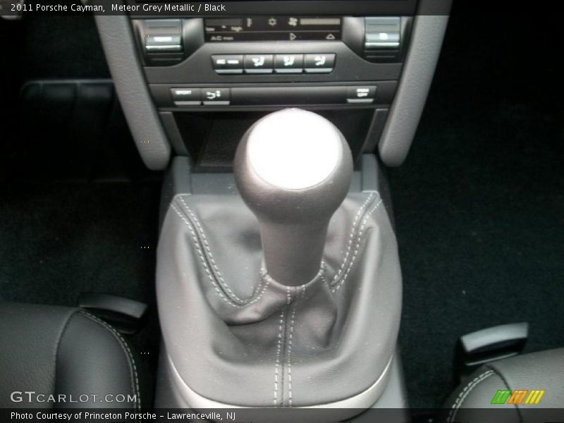Meteor Grey Metallic / Black 2011 Porsche Cayman