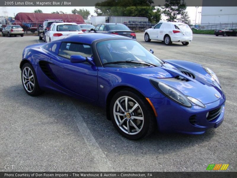 Magnetic Blue / Blue 2005 Lotus Elise