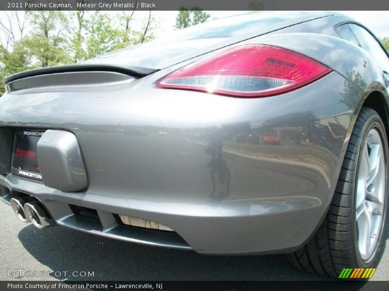 Meteor Grey Metallic / Black 2011 Porsche Cayman