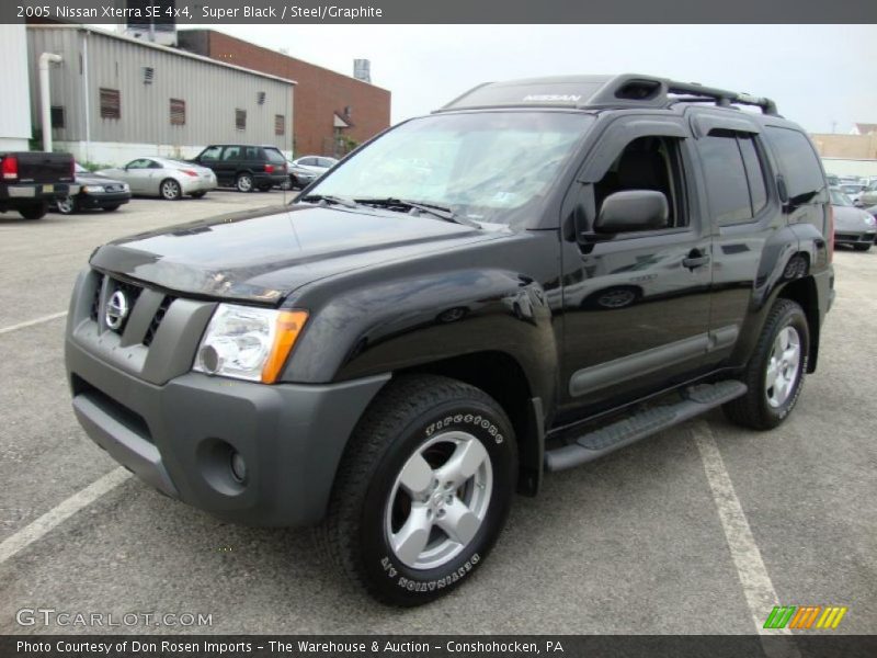 Super Black / Steel/Graphite 2005 Nissan Xterra SE 4x4