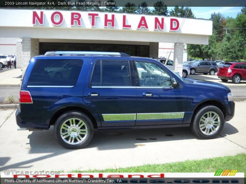 Dark Blue Pearl Metallic / Camel 2009 Lincoln Navigator 4x4