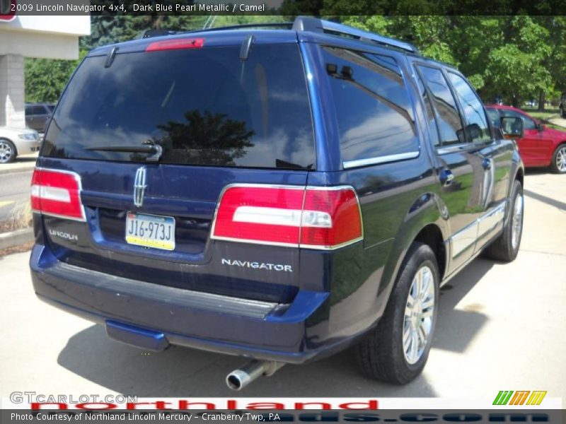Dark Blue Pearl Metallic / Camel 2009 Lincoln Navigator 4x4