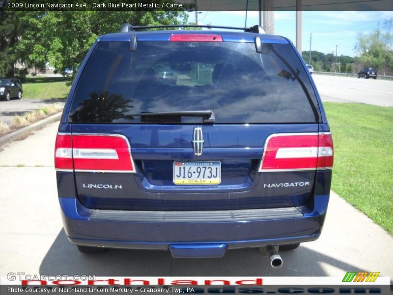 Dark Blue Pearl Metallic / Camel 2009 Lincoln Navigator 4x4