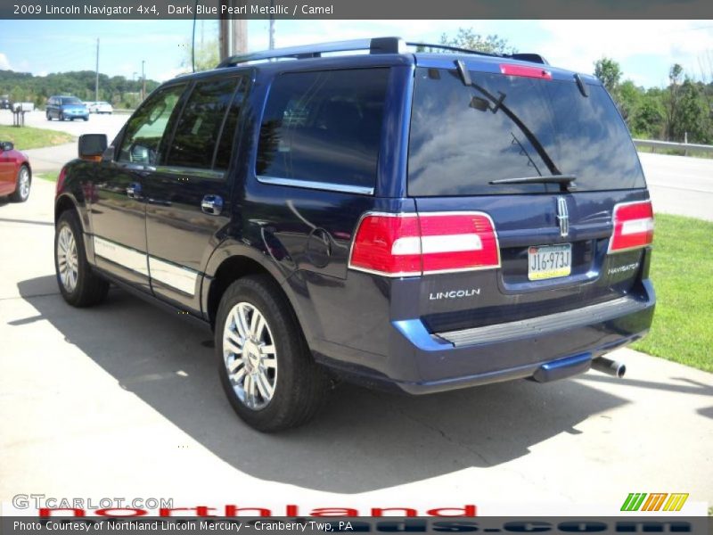 Dark Blue Pearl Metallic / Camel 2009 Lincoln Navigator 4x4