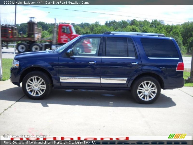 Dark Blue Pearl Metallic / Camel 2009 Lincoln Navigator 4x4