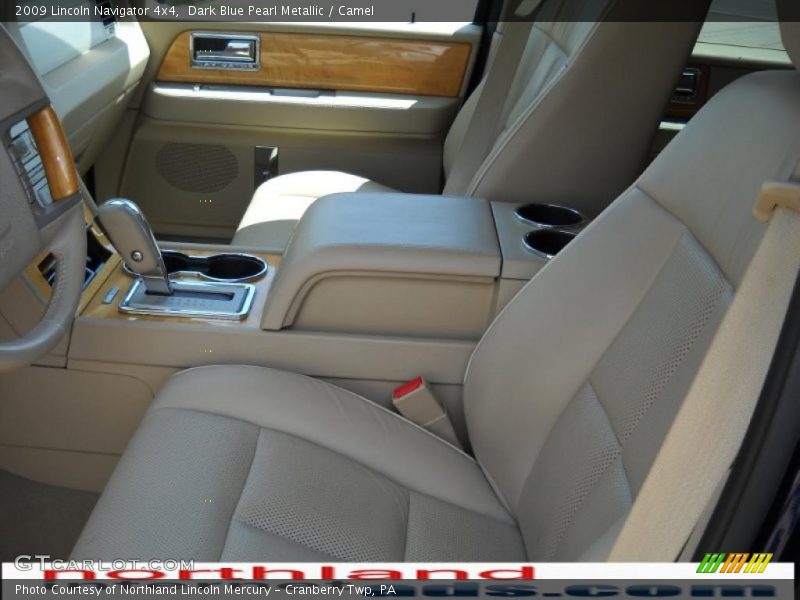 Dark Blue Pearl Metallic / Camel 2009 Lincoln Navigator 4x4