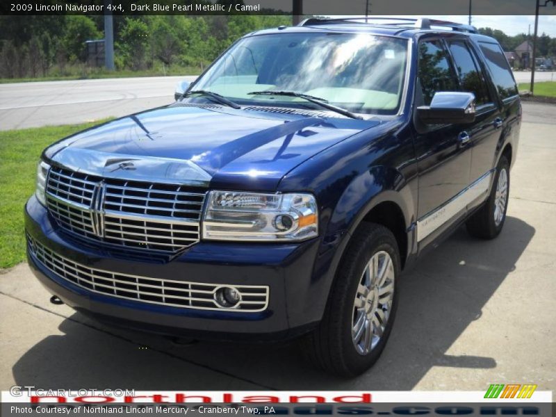 Dark Blue Pearl Metallic / Camel 2009 Lincoln Navigator 4x4