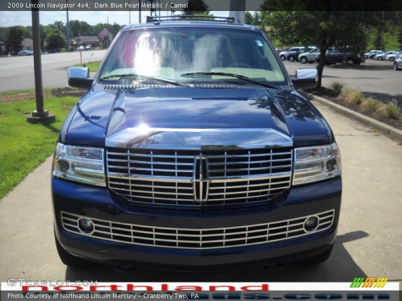 Dark Blue Pearl Metallic / Camel 2009 Lincoln Navigator 4x4