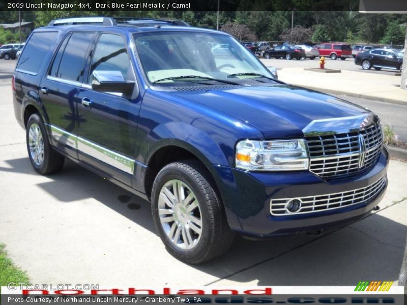 Dark Blue Pearl Metallic / Camel 2009 Lincoln Navigator 4x4