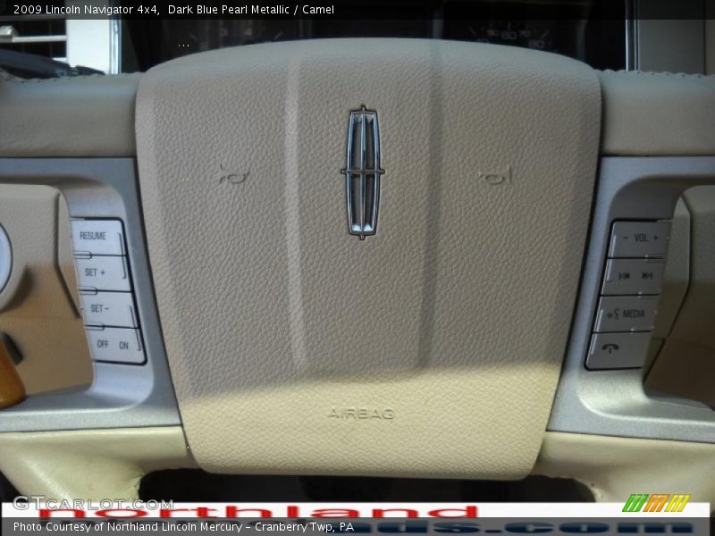 Dark Blue Pearl Metallic / Camel 2009 Lincoln Navigator 4x4