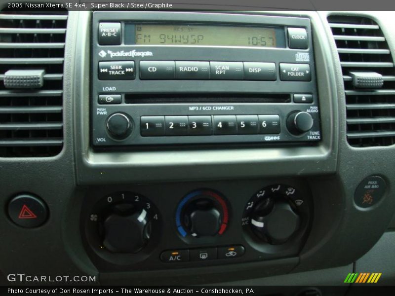 Super Black / Steel/Graphite 2005 Nissan Xterra SE 4x4
