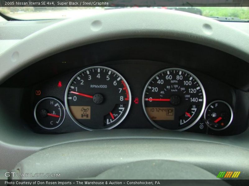 Super Black / Steel/Graphite 2005 Nissan Xterra SE 4x4