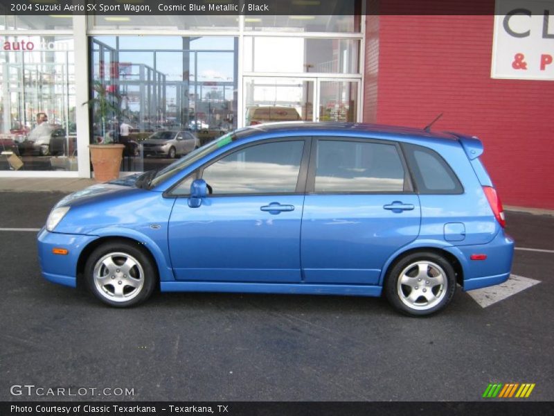 Cosmic Blue Metallic / Black 2004 Suzuki Aerio SX Sport Wagon