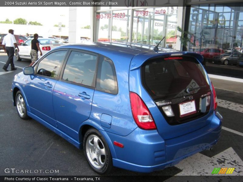 Cosmic Blue Metallic / Black 2004 Suzuki Aerio SX Sport Wagon