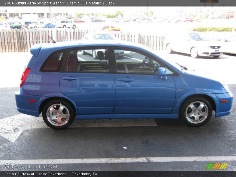 Cosmic Blue Metallic / Black 2004 Suzuki Aerio SX Sport Wagon