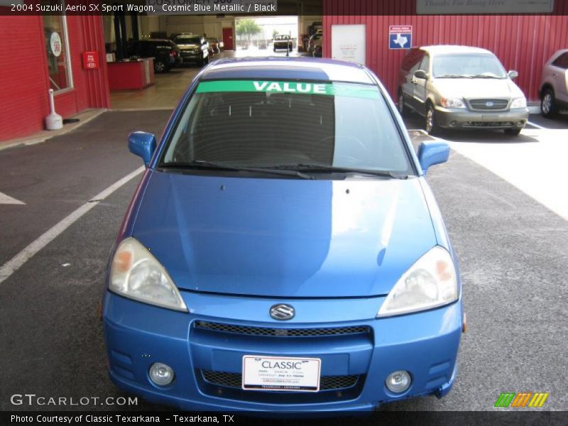 Cosmic Blue Metallic / Black 2004 Suzuki Aerio SX Sport Wagon