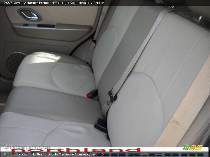 Light Sage Metallic / Pebble 2007 Mercury Mariner Premier 4WD