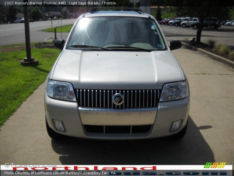 Light Sage Metallic / Pebble 2007 Mercury Mariner Premier 4WD