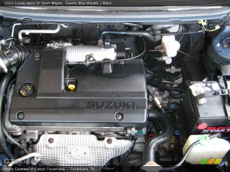 Cosmic Blue Metallic / Black 2004 Suzuki Aerio SX Sport Wagon