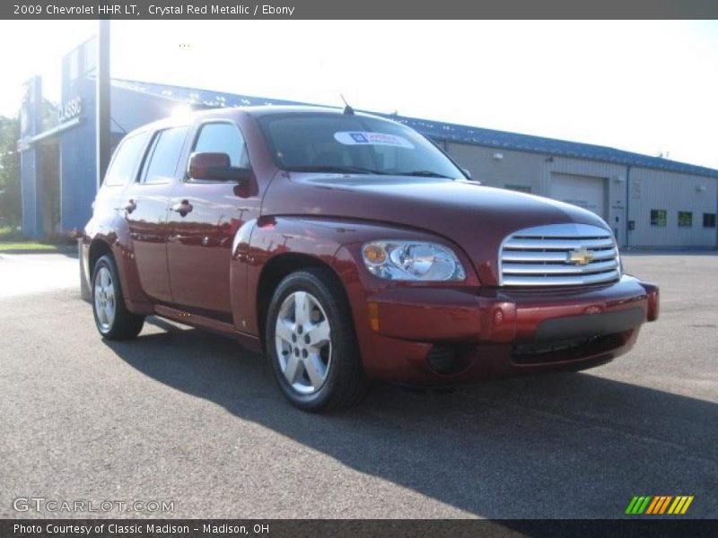 Crystal Red Metallic / Ebony 2009 Chevrolet HHR LT