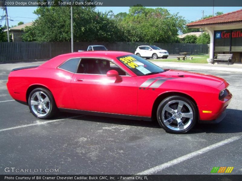 TorRed / Dark Slate Gray 2009 Dodge Challenger R/T
